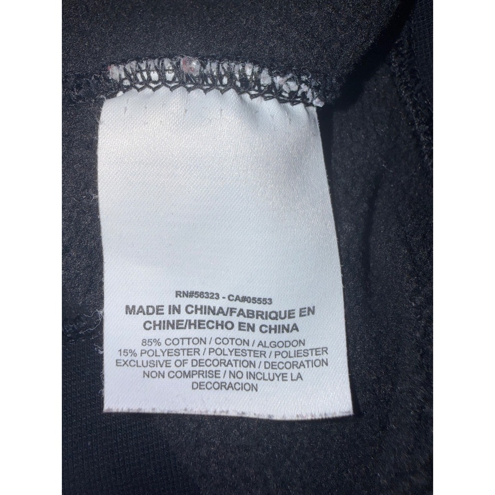 VTG Nike Sportswear Mens XXL Black All Over Mini Swoosh Logo Crewneck Sweatshirt - Picture 3 of 6
